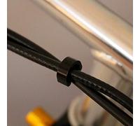 Pssopp Clips de Câble 10pc Cadre en Alliage en Aluminium U Guides de Tube de Câble de Boucle, Léger, adapté à, Route, Pliage avec 10 Boucles C - Clips pour la Route