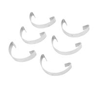 Pssopp Clips de Cage en Fil Métallique 100 Pièces, Boucle de Porte de Cage de Poulet en Métal, Loquet de Porte de Poulailler, Pince de Connecteur Détachable pour Chat, Chien, pour Animaux de