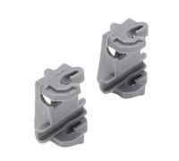 Pssopp Clips de Fixation de Support de Lave-vaisselle 2 Pièces, Fixation Stable, Matériau Durable, Clips de Rangée de Dents Faciles à Installer pour Lave-vaisselle MEG64438801