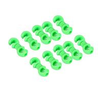 Pssopp Clips S-Hook, Guides de Boîtier de Câble de Frein 10pcs pour Vélo de Montagne, avec Conception de Trou Fixe, Matériaux Plastiques Légers, Rotation à 360 Degrés, adapté au Boîtier de 4 Mm et 5
