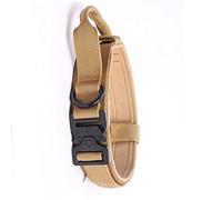 Pssopp Collier de Chien D'entraînement Militaire Collier de Chien Réglable en Nylon Tactique avec Coins Arrondis pour Chiens de Taille Moyenne (L(42 cm-54 cm))
