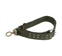 Pssopp Collier de Vache, Collier de Mollet en Toile Réglable avec Boucle en Métal, Sangle de Cou Confortable pour Bétail et Bétail (M)