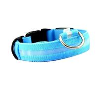 Pssopp Collier LED pour Chien, Rechargeable par USB, étanche, avec 3 Modes D'éclairage, Flash Rapide, Flash Continu pour Chiens de Petite, Moyenne et Grande Taille