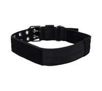 Pssopp Collier pour Chien Robuste pour Grands Chiens, Nylon avec Boucle Réglable et Rembourrage pour Dressage et Promenade en Extérieur (L)