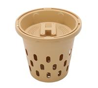 Pssopp Composteur Souterrain enterré, Bac à Compost enterré, Bac de Lombricompostage, Ventilation à 360 Degrés, Couvercle Amovible pour Parterres de Jardin, Usage Domestique (Beige)