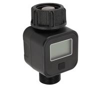 Pssopp Compteur d'eau LCD, Traqueur d'eau Extérieur Léger pour Tuyau 'arrosage, Mesure Précise jusqu'à 99999 litres