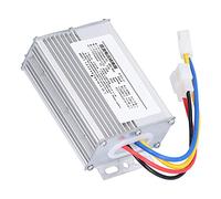 Pssopp Convertisseur 48 V 96 V à 12 V DC, Transformateur de Tension Abaisseur en Alliage D'aluminium 300 W 25 A, avec Modulation de Largeur de Fréquence D'impulsion, pour Une