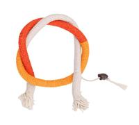 Pssopp Corde à Mâcher pour Chat en Coton, Jouet Silencieux Auto Adhésif, 68 Cm, for Chat (Orange)