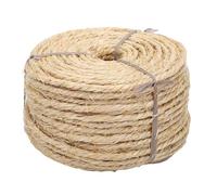 Pssopp Corde en Sisal pour Griffoir à Chat, Corde de Remplacement pour Arbre à Chat, Douce et Robuste, pour Réparation de Poteau à Gratter (0,16 Pouces X 164 Pieds) (Couleur Lin)