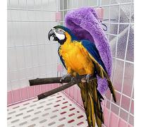 Pssopp Coton du Vent de la Cage des Oiseaux, Qui Bloque Le Chaud et Confortable pour la Cuisson, Le Perroquet Gris, Eclectus (Purple)