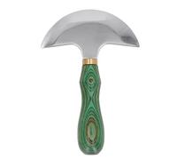 Pssopp Coupeur Demi-Lune, coupeur à tête Ronde avec Manche en Bois coupeur Rond en Cuir à contrôle Facile pour la Coupe de Maroquinerie Bricolage