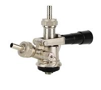 Pssopp Coupleur de Fût, Robinet de Fût Sankey D System Robinet de Bière Pression Sonde en Acier Inoxydable 304 Corps en Laiton Soupape de Surpression de 50 PSI Poignée de Verrouil