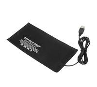 Pssopp Coussin Chauffant pour Reptiles, Tissu en Fibre alimenté par USB avec Conception de sécurité à 7 Couches, Imperméable et Ignifuge pour Reptiles, Lézards, Tortues, Petits Animaux de (S 550 ML