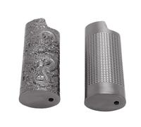 Pssopp Couvercle de Briquet en Métal, étui à Briquet en Métal Vintage, Ensemble de 2 Supports Décoratifs pour Modèle J6, Autres Objets de Collection (Gray)