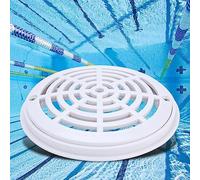 Pssopp Couvercle de Vidange Principal Rond pour Remplacement de Piscine, Matériau ABS, Installation Facile, Convient à la Plupart des Piscines, Diamètre 8,1 Pouces