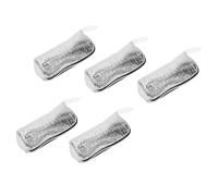 Pssopp Couverture de Gril 5 Pièces Couverture de Barbecue, Sac de Repos de Viande isolé étanche à l'eau en Papier d'aluminium pour Camping Poitrine de Porc épaule Dinde Accessoires de Fumeur Nan