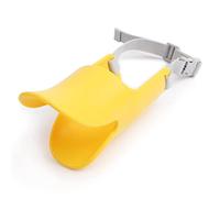 Pssopp Couvre-Bouche de Chien en Silicone Réglable, Forme de Canard de Bouche du Chien Respirant avec Conception Douce et Confortable pour la Correction du Comportement, Aide à (S)
