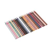 Pssopp Crayons d'outils de Peinture, Ensemble de Crayons Pigmentaires à Base d'huile pour Dessiner, Mélange, Superposition, sans Bois, 24 de Couleur sans Bois