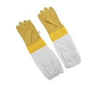 Pssopp de Protection pour Apiculteur Taille XL, Fausse Peau de Mouton et Toile, Housse en Maille Respirante et Manches Allongées pour Apiculteurs