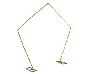 Pssopp Décoration de Cadre d'arc de Mariage, Support de Toile de Fond d'arc en Métal, Décoration de Cadre ' de Mariage Intérieur et Extérieur pour, Fête 'Anniversaire, Fête Prénatale, Cérémonie