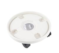 Pssopp des Pots à Fleurs avec des Roues en ABS, Une Conception de Roues Stable et Universelle, côté incurvé pour éviter L'utilisation du Débordement Extérieur dans L'extérieur (9)