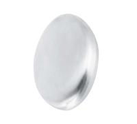 Pssopp Désodorisant pour les Mains en Acier Inoxydable, éliminateur d'odeurs d'ail, Dissolvant 'Odeur de Savon Magique Mat pour Odeur de Poisson 'oignon, Réutilisable 6,3 X 4,5 X 2 Cm pour