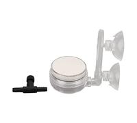 Pssopp Diffuseur de Pierre à Bulles pour Aquarium, Raffineur d'oxygène pour Aquarium en Verre Transparent avec Création de Bulles Fines, Faible Bruit, Débit d'air Réglable pour et Culture