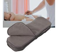 Pssopp Doublures de Couches, Inserts Réutilisables en Charbon de Bambou Doux, Doublures de Couches en Tissu Absorbant pour Nouveau-nés, Confortables et Faciles à Nettoyer