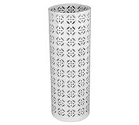 Pssopp Élégant Bac de Porte-Parapluie Cuivre Cuivre Creux, Support en Métal à la Rouille, adapté à L'entrée et au Bureau, Conception Compacte, Matériau Premium (M 25x25x10.5cm / 9.8x9.8x4.1in)