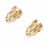 Pssopp Embout de Filetage de à Mousse en Laiton, Orifice de à Mousse Universel 0,9 Mm, 1,1 Mm,35, Buse de Remplacement Mâle NPT, Résistant aux Fuites, Paquet de 2 pour Les Détaillants (.4MM)