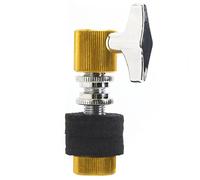 Pssopp Embrayage Hi Hat, Support de Cymbale en Alliage D'aluminium avec Bouton Autobloquant, pour une Installation Facile (YELLOW)