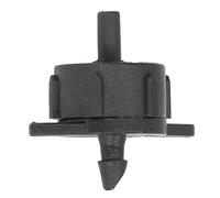 Pssopp Émetteur de Goutte-à-Goutte 100 Pièces, Matériau PP, Goutteurs à écoulement Uniforme, Options de 2L/h à 8L/h pour l'irrigation des Grands Terrains (4L Noir)