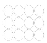 Pssopp Ensemble D'anneaux Artisanaux en Métal, 12 Pièces, Cerceaux | Cadre en Fer Robuste, Surface Lisse, sans Accrocs, pour Couronnes, Supports de Plantes, Art Mural, Bijoux, Bricoleurs