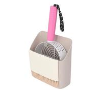 Pssopp Ensemble de Pelles à Litière pour Chat, Kit de Pelle Amovible en Acier Inoxydable avec Brosse de Nettoyage et Pelle à Poussière pour Litière de Chat, Pierres pour Animaux de