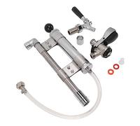 Pssopp Ensemble de Pompe à Fût de Bière en Acier Inoxydable de 8 Pouces, Convertisseur de Distributeur de Robinet de Fût de Type D avec Conception étanche pour Pique-nique et Mariage