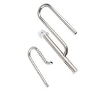 Pssopp Ensemble de Tuyaux d'entrée et de Sortie pour Aquarium, écumeur d'Aquarium en Acier Inoxydable, élimine Les Résidus pour Les Réservoirs Plantés, pour Les étudiants (Jeu de 12 Films de