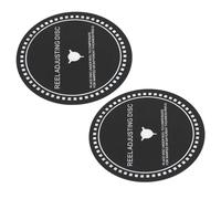 Pssopp Entretoise d'adaptateur de Moyeu Nab en Silicone Noir pour Magnétophones Bobine à Bobine, Diamètre 82 Mm, Anti-Vibration, Installation Facile pour équipements Studer et (1,2 mm)