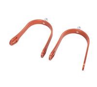 Pssopp Éperons Anglais en Alliage d'aluminium 2 Pièces éperons de Cheval équestre, Anglais en Alliage d'aluminium équipement équestre de Cowboy Occidental pour l'entraînement 'équitation de