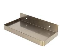 Pssopp Étagère Murale en Métal, étagère Flottante de Salle de Bain en Acier Inoxydable, Support de Téléphone de Toilette, 7,3 X 3,5 Pouces, Idéale pour la Chambre à Coucher, la Cuisine, la Buanderie