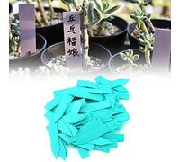 Pssopp Étiquette en Plastique de Nom de Plante de Fleur de 100 Pièces, Matériel de PVC de la Meilleure qualité, Signes Imperméables de Jardinage pour le Jardin, les Terres Agricoles, le Verger