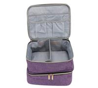 Pssopp Étui de Transport pour Outils de é des Ongles, Toile Anti-Rayures, Grande capacité, Protection Contre la Poussière, Sac de Rangement pour Vernis à Ongles pour Manucure, Sacs/Pochettes