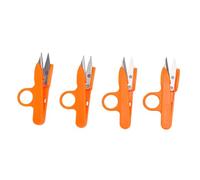 Pssopp Fil à Coudre Petits Ciseaux Pointus 4 Pièces Mini Pinces à Fil, Ciseaux de Couture en Tissu de Broderie en Acier Inoxydable Portables pour Coudre des Outils d'artisanat de Quilting