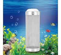 Pssopp Filtre d'aquarium Mesh, Panier de Garde d'entrée en Acier Inoxydable, Multi-Fonctions, Facile à Utiliser, Conception de Maille Fine pour Le Réservoir de Crevettes de Poisson, Prolonger la