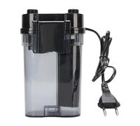 Pssopp Filtre D'aquarium Seau Suspendu Externe Conception à Faible Niveau d'eau 450 L/H 6 W Filtration Efficace avec Poids Léger Compact pour Aquariums Étangs de Moins de 70 Cm 120 L (Prise UE 220V)