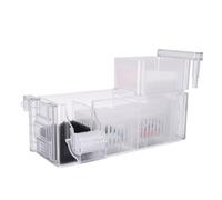 Pssopp Filtre D'aquarium Suspendu, Gain de Place, Installation Facile, 3 W, Circulation en Cascade à L'arrière, Aération Silencieuse pour Petits Aquariums Nano (Prise UE 220V)