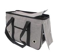 Pssopp Fournitures de Voyage pour Chien 39x17x27 Cm Caisse de Transport pour Animaux de Compagnie Approuvée par Les Compagnies Aériennes Caisse de Voyage Pliable pour Chiots pour Randonnée Métro