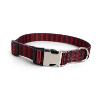 Pssopp Fournitures pour Chiens Collier de Chiot en Métal Réglable en Polyester Accessoires de Boucle pour Animaux de Compagnie Souples pour Petits, Moyens et Grands Animaux de Compagnie, (M)