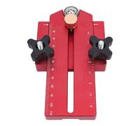 Pssopp Gabarit de Déchirure Mince, Guides de Déchirure Sûrs et Rapides en Alliage D'aluminium anodisé Réglable de 0 à 110 Mm pour Scie à Table, Scie à Ruban, Table de Routeur