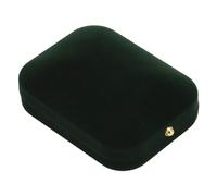 Pssopp Garde Vos Bijoux en Velours Bijoux de Luxe Luxury Luxury Élégant Organisateur avec Intérieur Spacieux pour Les Mariages, Les Engagements, Noël, Les Atrovirens, Un Grand Espace de Rangement,