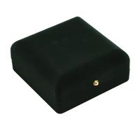 Pssopp Garde Vos Bijoux en Velours Bijoux de Luxe Luxury Luxury Élégant Organisateur avec Intérieur Spacieux pour Les Mariages, Les Engagements, Noël, Les Atrovirens, Un Grand Espace de Rangement,
